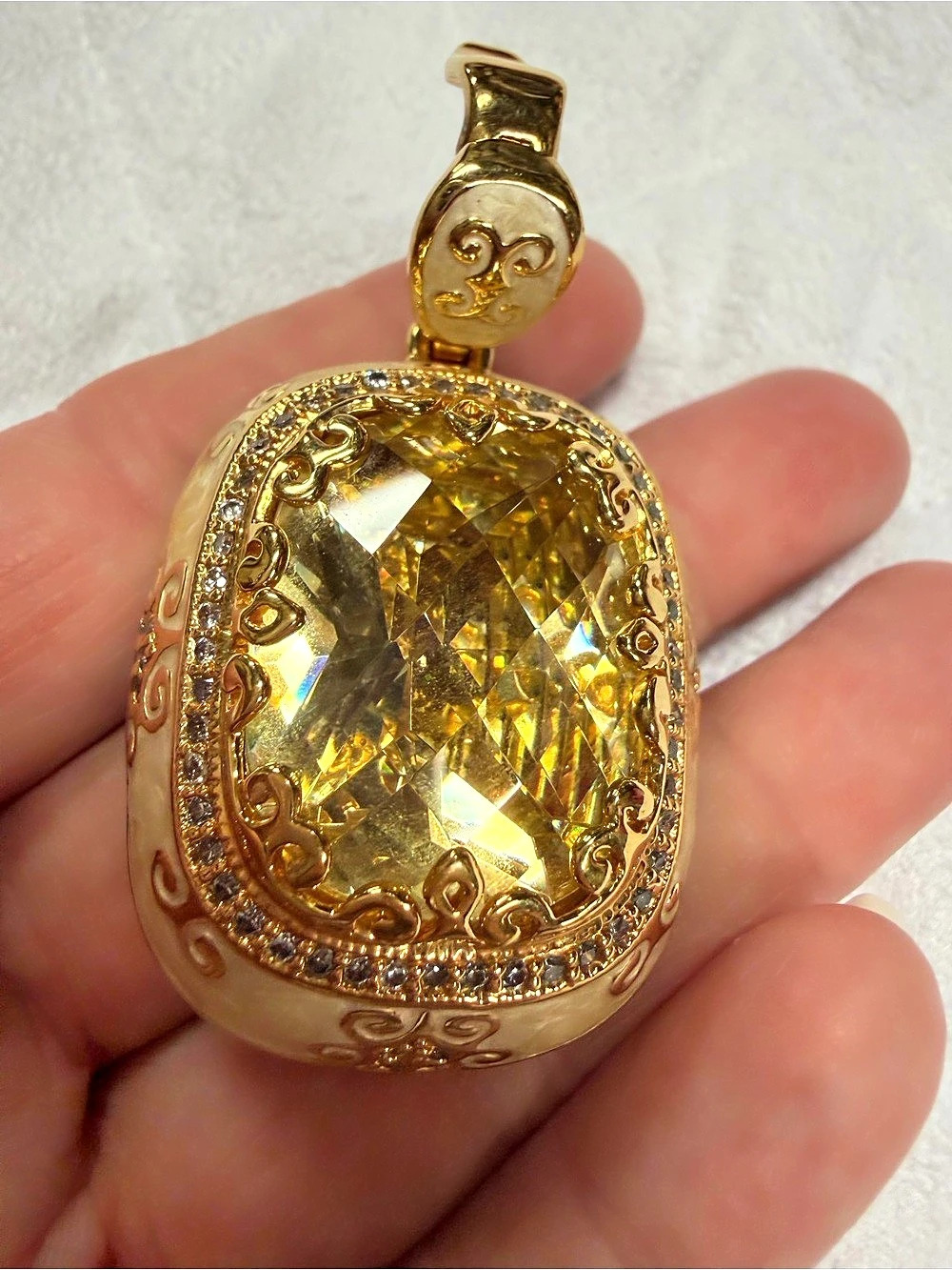 Lauren G Adams citrine necklace
